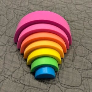 Montessori Stacking Rainbow Toy